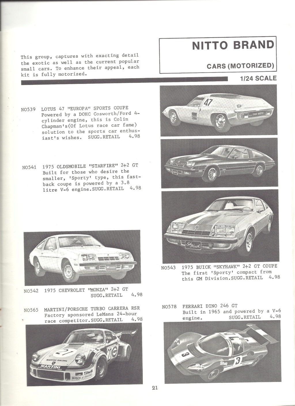 [SCALE CRAFT 1973] Catalogue OTAKI, NITTO, MITSUWA et LS 1973 Scale_31