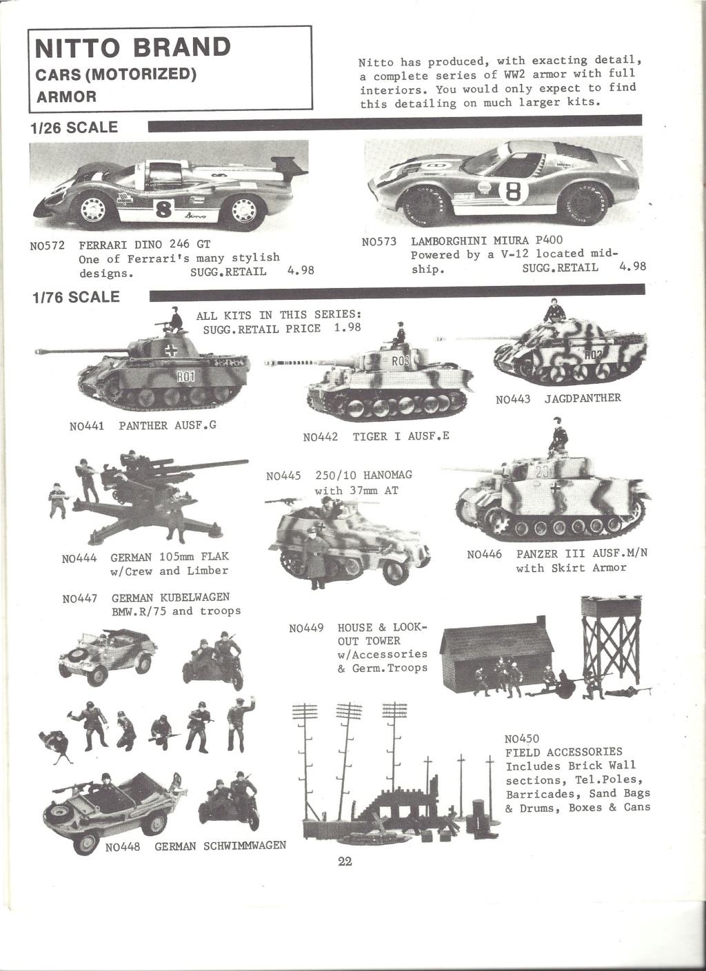 [SCALE CRAFT 1973] Catalogue OTAKI, NITTO, MITSUWA et LS 1973 Scale_32
