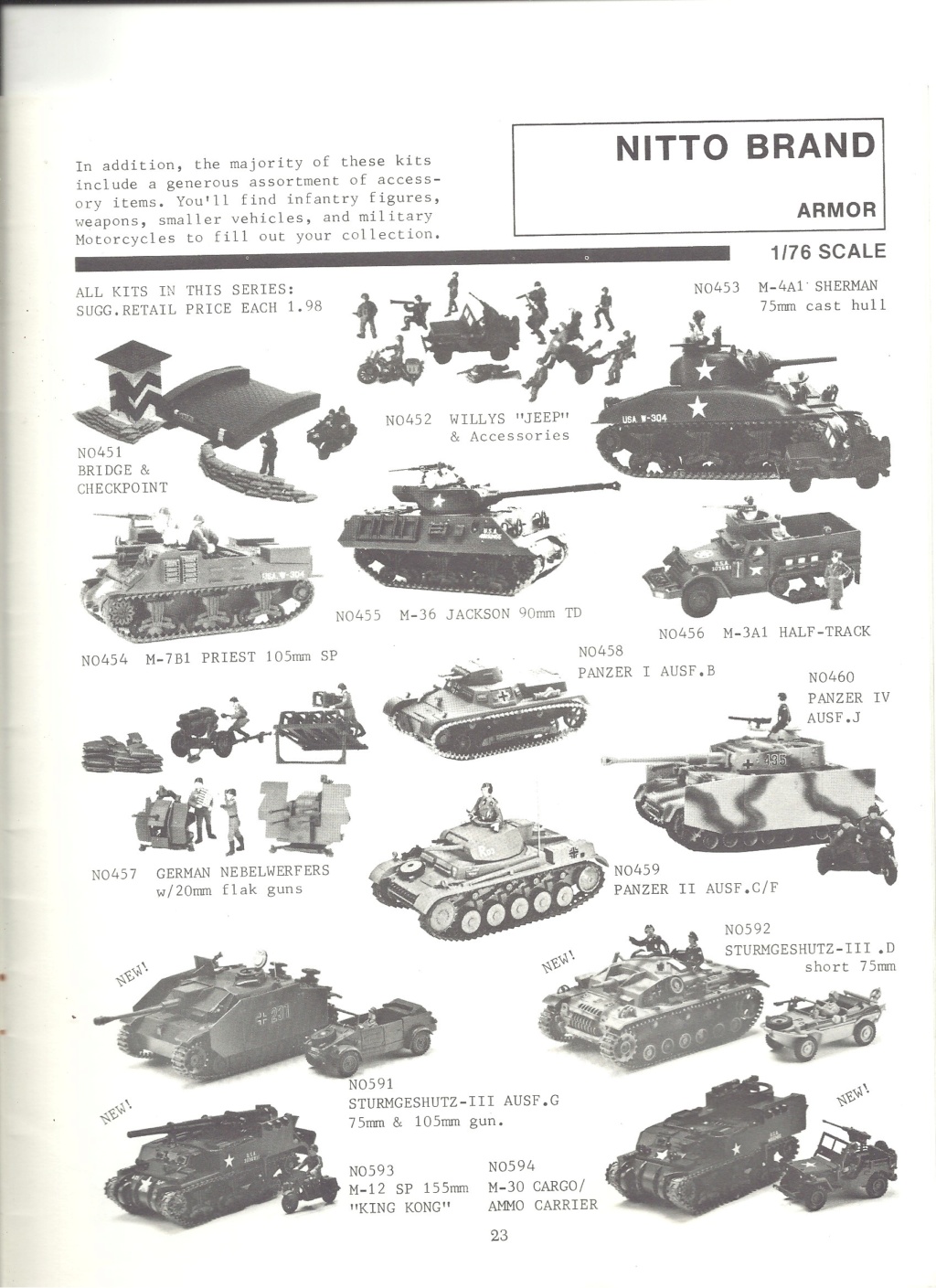 [SCALE CRAFT 1973] Catalogue OTAKI, NITTO, MITSUWA et LS 1973 Scale_35