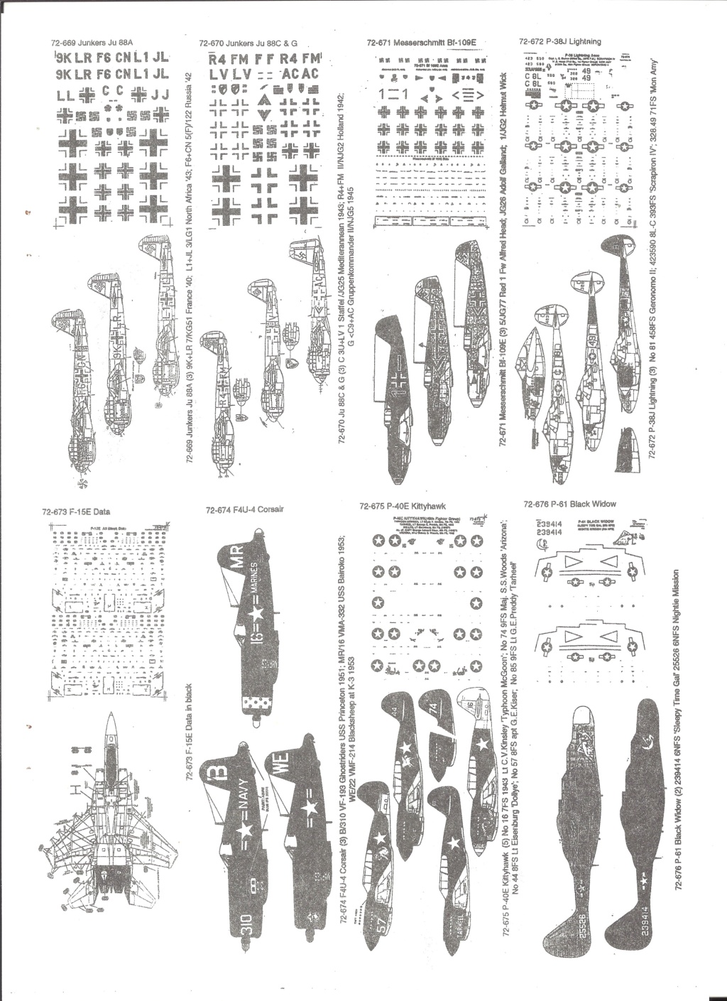 [SUPERSCALE DECALS & XTRADECAL 1993] Catalogue 1993 Super113