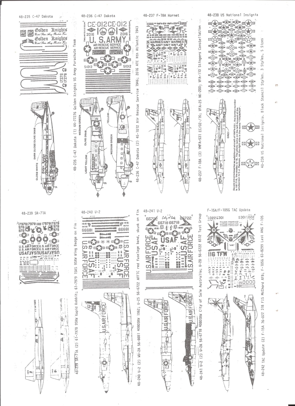 [SUPERSCALE DECALS & XTRADECAL 1993] Catalogue 1993 Super146