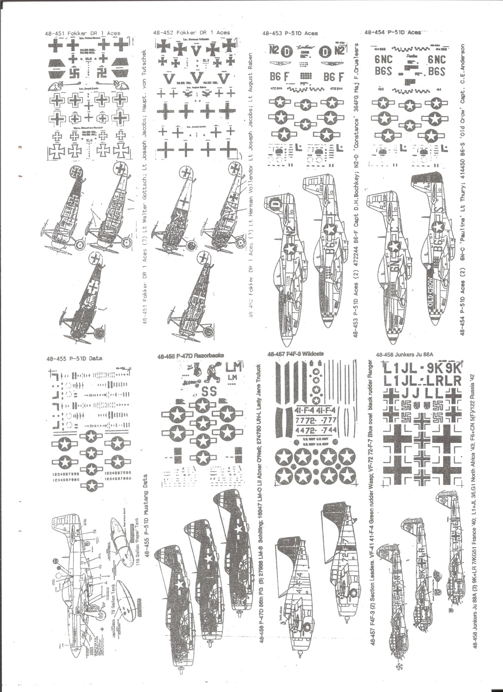 [SUPERSCALE DECALS & XTRADECAL 1993] Catalogue 1993 Super173