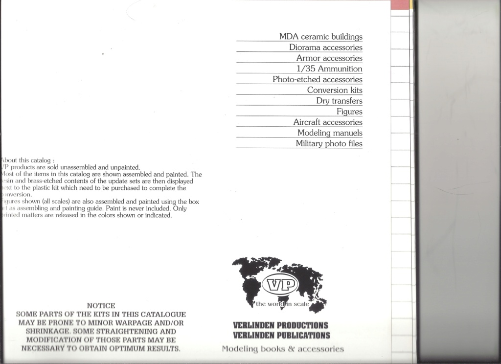 [VERLINDEN 1994] Catalogue 1994 13ème Edition Verli580