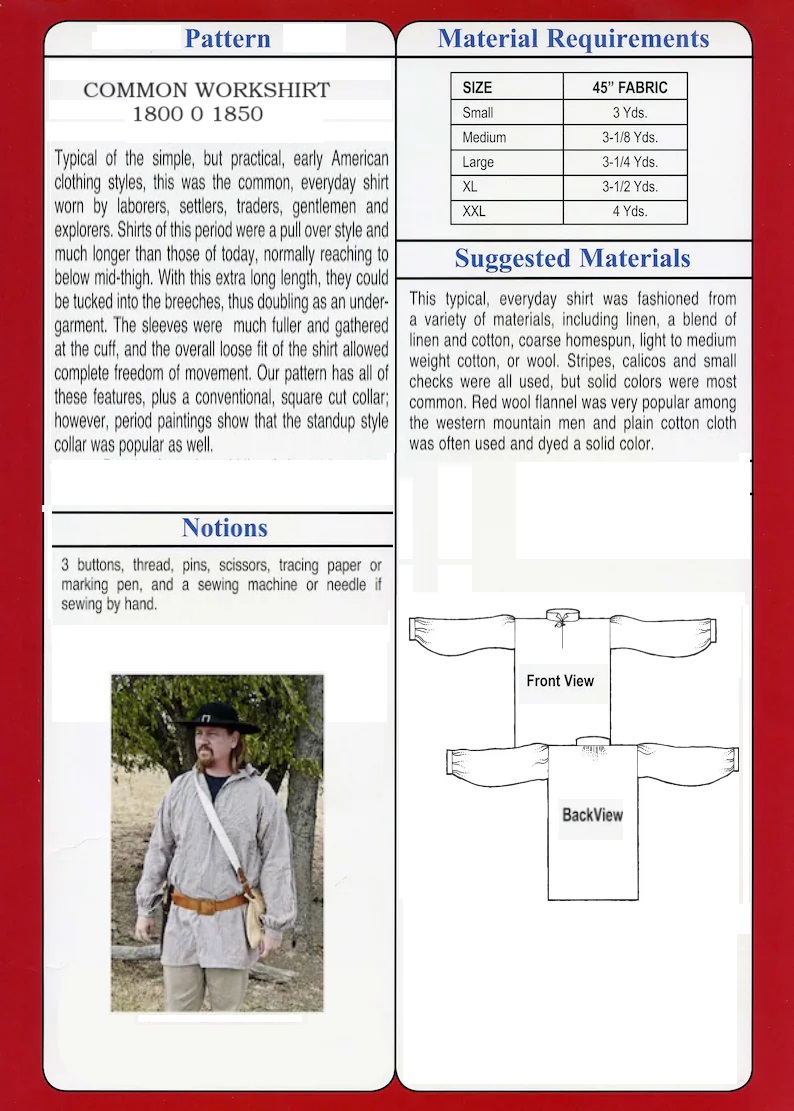 Good Correct Perios Shirt Pattern. Common10