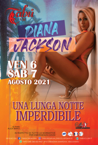 6-7 AGOSTO 2021 - DIANA JACKSON - TABU' SENSUAL DISCO - LAP DANCE - VESCOVATO - CREMONA (CR) Diana_10