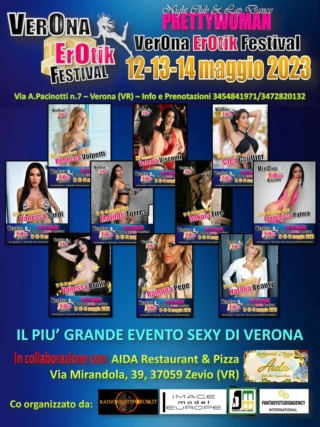12-13-14 maggio 2023 - VERONA EROTIK FESTIVAL - PRETTYWOMA NIGHT CLUB & LAP DANCE - VERONA (VR) Locand19