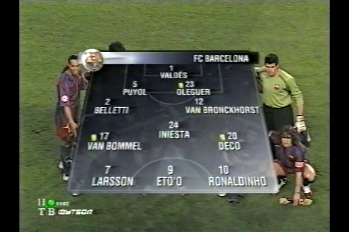 Champions League 2005/2006 - Cuartos de Final - Vuelta - FC Barcelona Vs. Benfica (480p/352p) (Ruso/Castellano) 129
