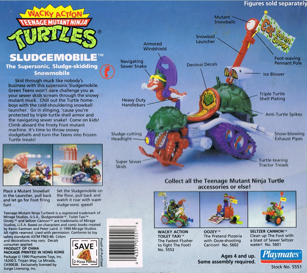 Les Tortues Ninja - Gamme Playmates Bandaï 1988 - 1998 - Page 3 Sludge11
