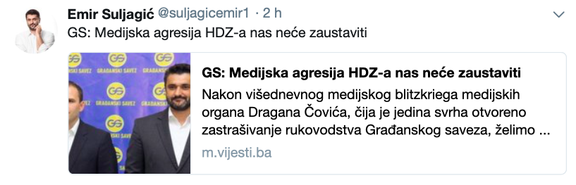 Suljagić i Bajrović otvoreno prijete ratom svim građanima BiH koji na sljedećim izborima budu glasovali za HDZ BiH, SDP BiH traži isključenje HDZ-a BiH iz svih procesa odlučivanja Slika_43