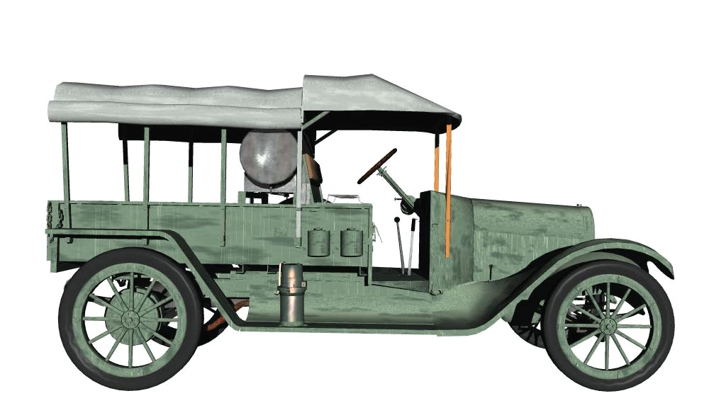 Les imprimantes 3D et leur utilisation en maquettisme : exemple avec ce Dodge Brothers US Army Light Repair Truck 1918 Dodged10