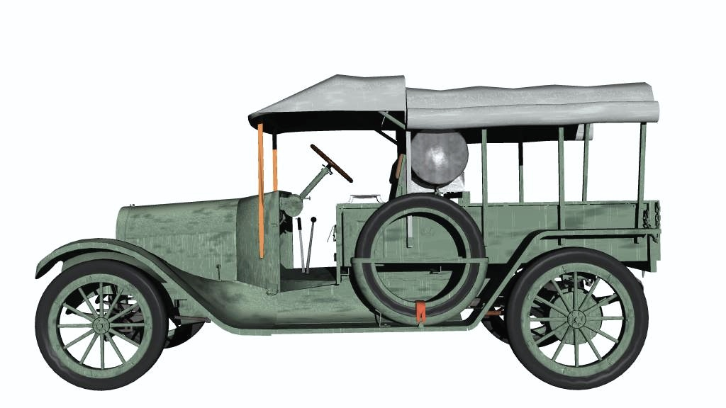 Les imprimantes 3D et leur utilisation en maquettisme : exemple avec ce Dodge Brothers US Army Light Repair Truck 1918 Dodgeg10