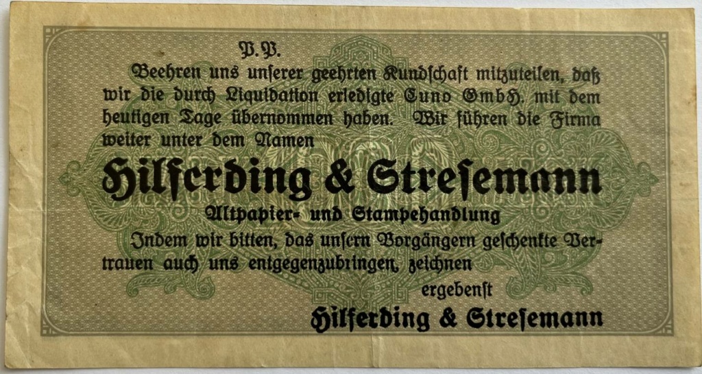Un gran día para mi colección de propaganda electoral alemana, sobreimpresa en billetes, de partidos políticos alemanes ultranacionalistas y antisemitas 1923-1933.  5703_a11