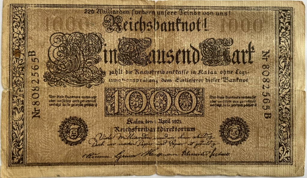 Un gran día para mi colección de propaganda electoral alemana, sobreimpresa en billetes, de partidos políticos alemanes ultranacionalistas y antisemitas 1923-1933.  6427_c12