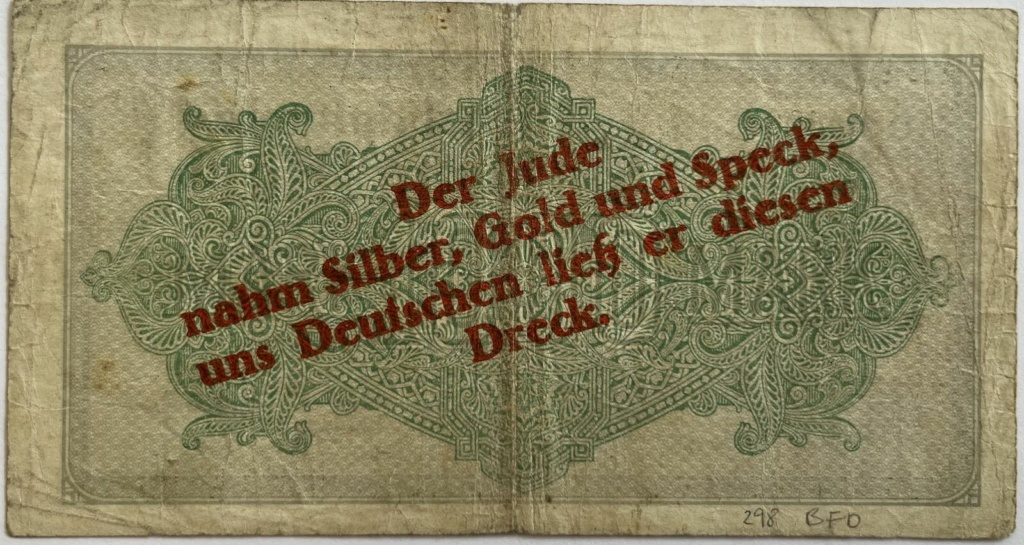 Un gran día para mi colección de propaganda electoral alemana, sobreimpresa en billetes, de partidos políticos alemanes ultranacionalistas y antisemitas 1923-1933.  6429_d11