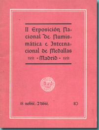 II Exposición Nacional de Numismática e Internacional Medallística Espana10