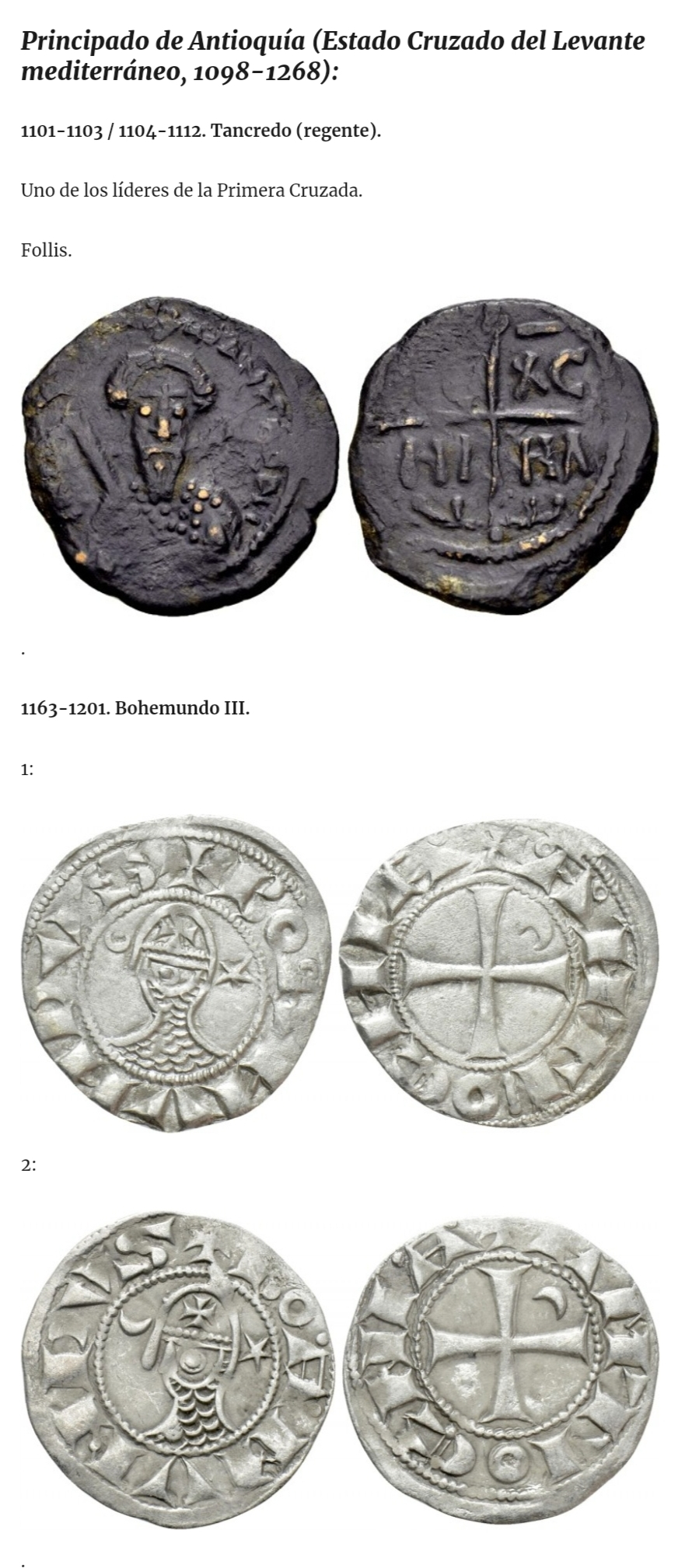 Dinero tornés del Principado de Acaya de Florencio de Hainaut. DE CLARENCIA Img_2590