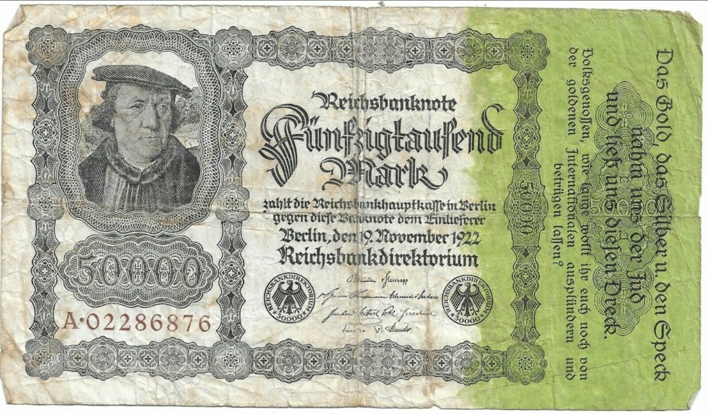 PROPAGANDA. Billetes alemanes con sobreimpresiones 1923-1933.  - Página 2 S-l16021