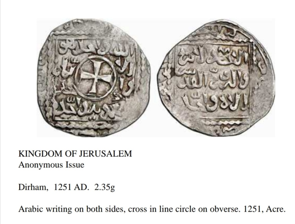 Humor SOMARDA en dírham. Reino de Jerusalén. 1251. Scree139