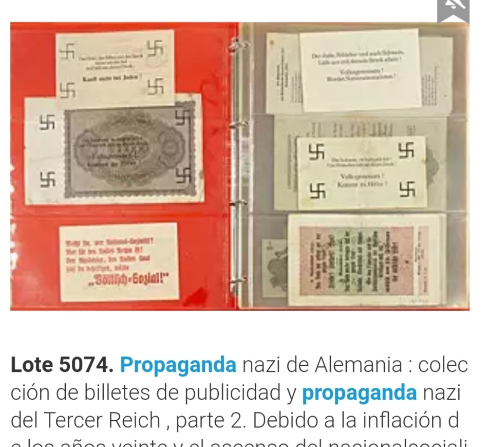 Eine Million Mark 1923 con una sobreimpresión de propaganda virulenta. - Página 6 Scree309