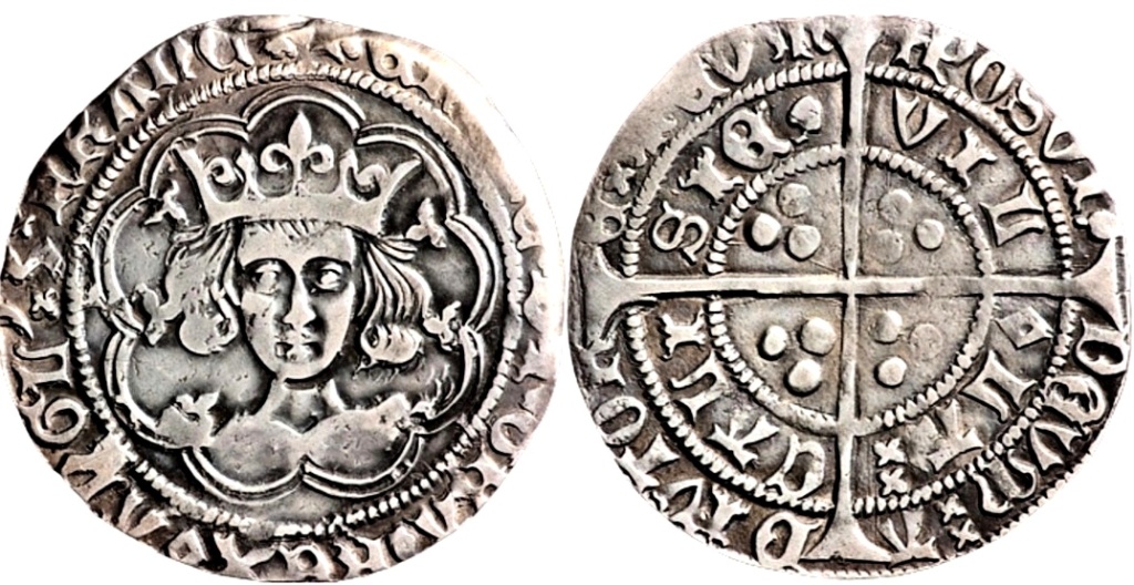 Groat de Henry VI de Inglaterra (1422-1461). Scree331