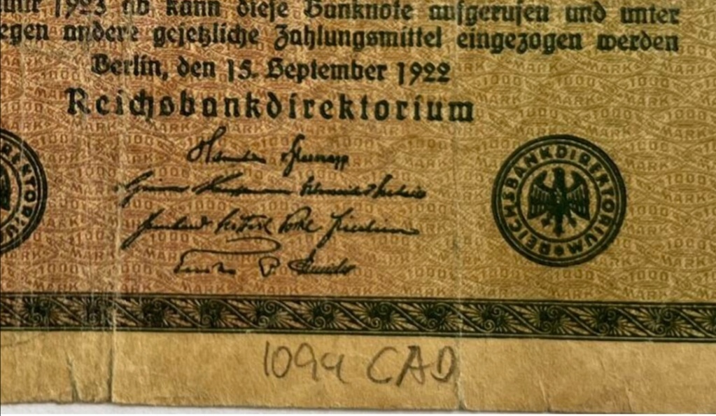Un gran día para mi colección de propaganda electoral alemana, sobreimpresa en billetes, de partidos políticos alemanes ultranacionalistas y antisemitas 1923-1933.  Scree442