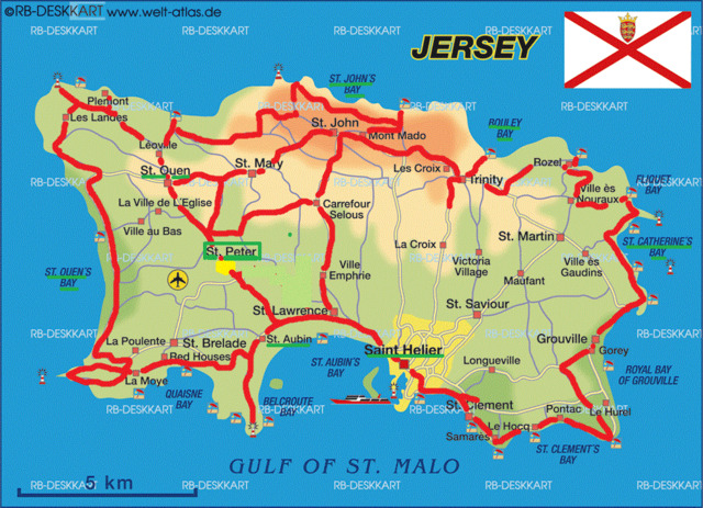[ ÎLES ANGLO-NORMANDES] Balade à Jersey & Guernesey en VW T6 (Oct 2017) Mapjer10