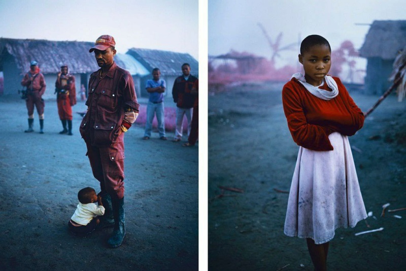 Richard Mosse "Розовая война в Конго"  Инфракрасная пленка Kodak Aerochrome Phot1487