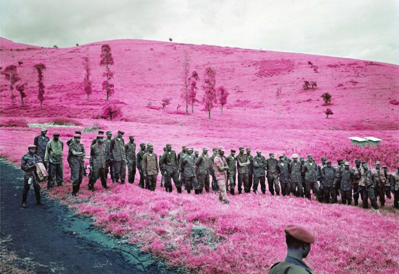 Richard Mosse "Розовая война в Конго"  Инфракрасная пленка Kodak Aerochrome Phot1493