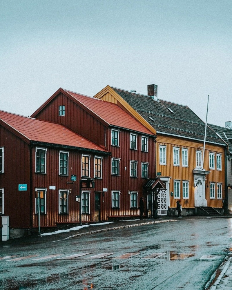 Город Тромсё в осеннюю пору, Норвегия Phot1969