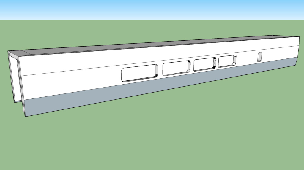 [3D] Voiture des Mesures VEGV adaptable à tous les TGV Kato  Caisse10