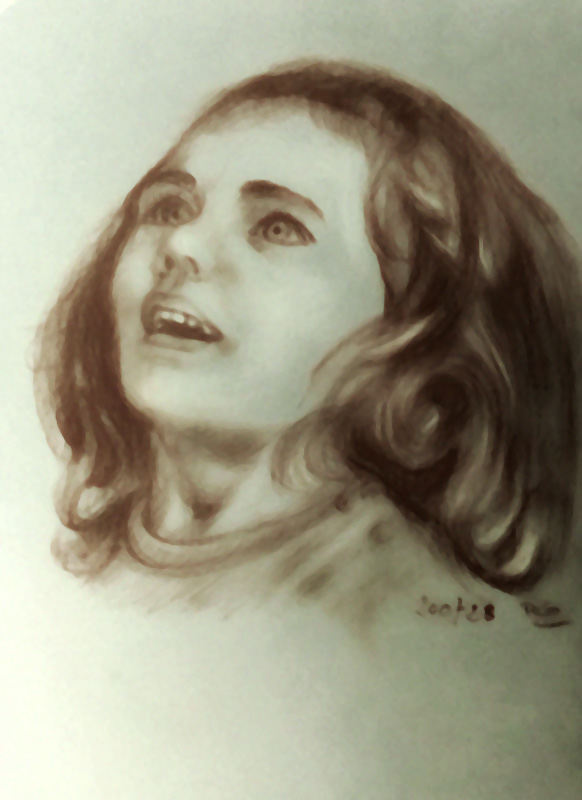 Portrait pastel sec Dessi142