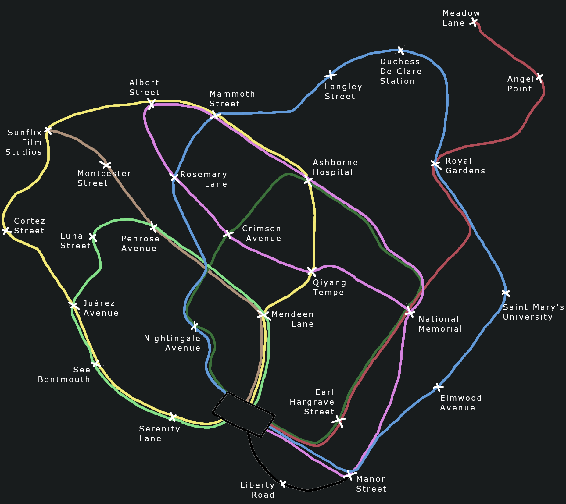 U-Bahn-Netz Bunt210