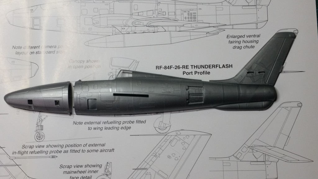 1/72 Italeri RF-84F Thunderflash 1512