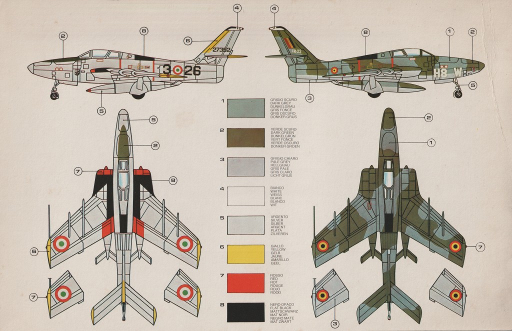 italeri - 1/72 Italeri Republic RF-84F Thunderflash 211