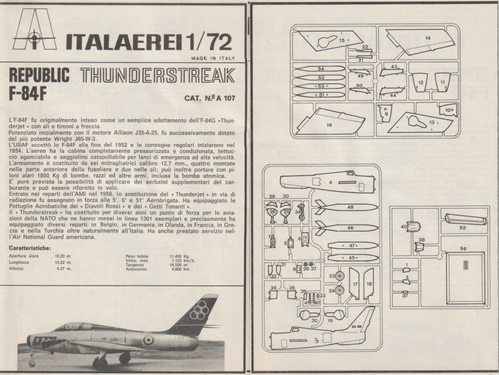 1/72 Italaerei Republic F-84F Thunderstreak 2a10