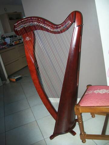 Loue harpe Mélusine Camac