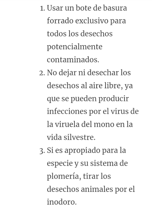 ¿Qué hacer si tu mascota está contagiada de la viruela del mono? Screen52