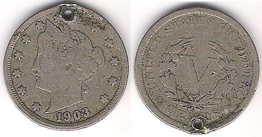 5 cent américaine 1903 Monnai10