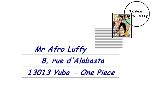 Creation d'Afro Luffy Envelo10