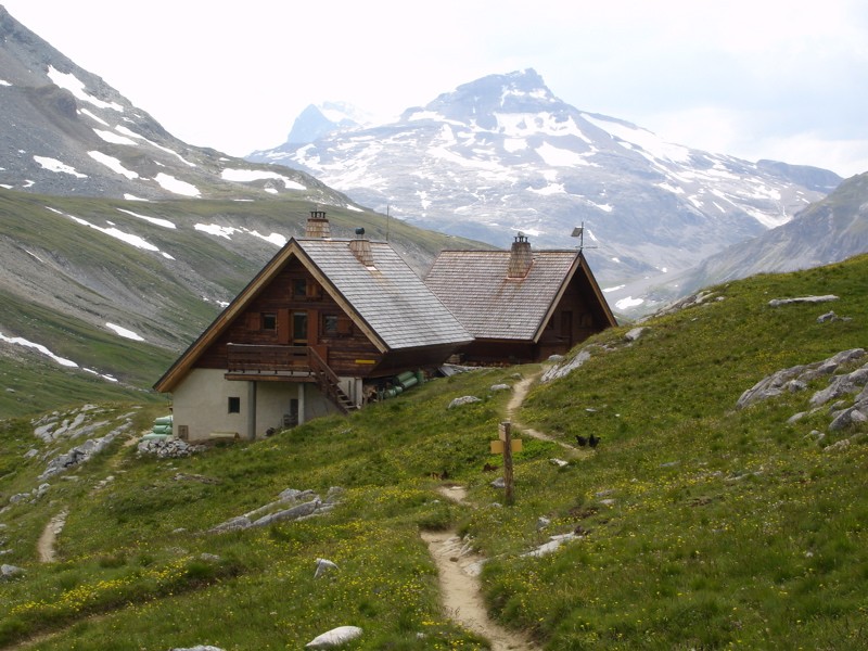 Tignes / col de la Leisse / Refuge de la Leisse. Dsc02311