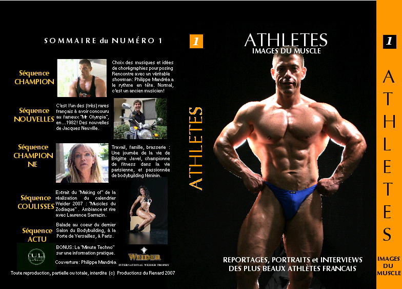 muscle - DVD : Atlètes (IMAGES DU MUSCLE) Numèro 1 Flyer_10