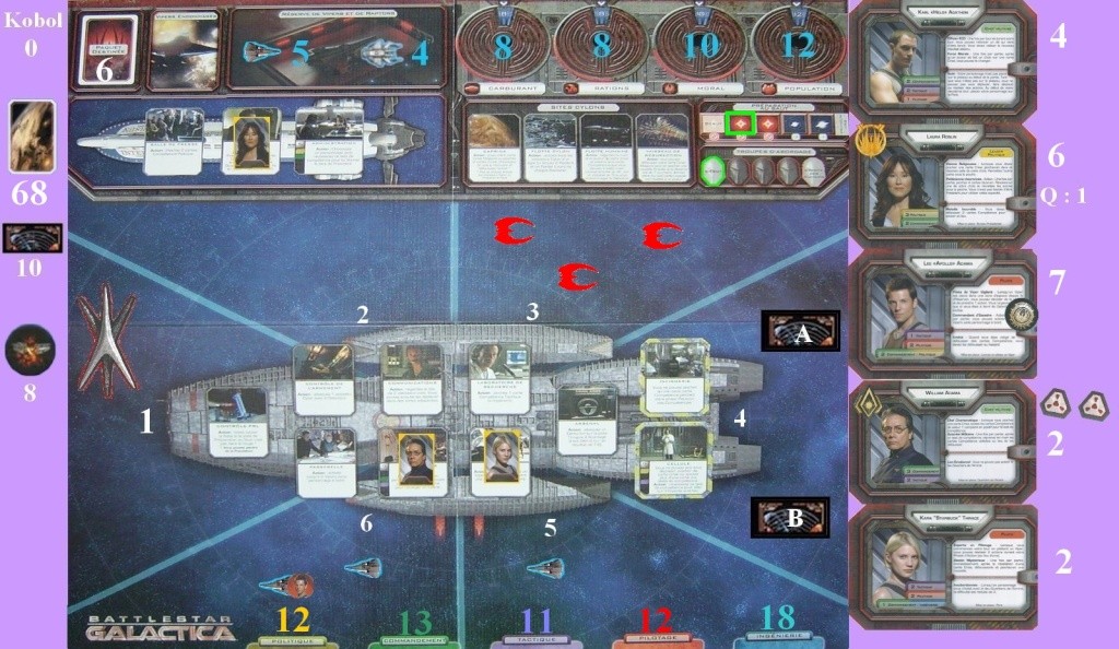 Récapitulatif des tours 1-310