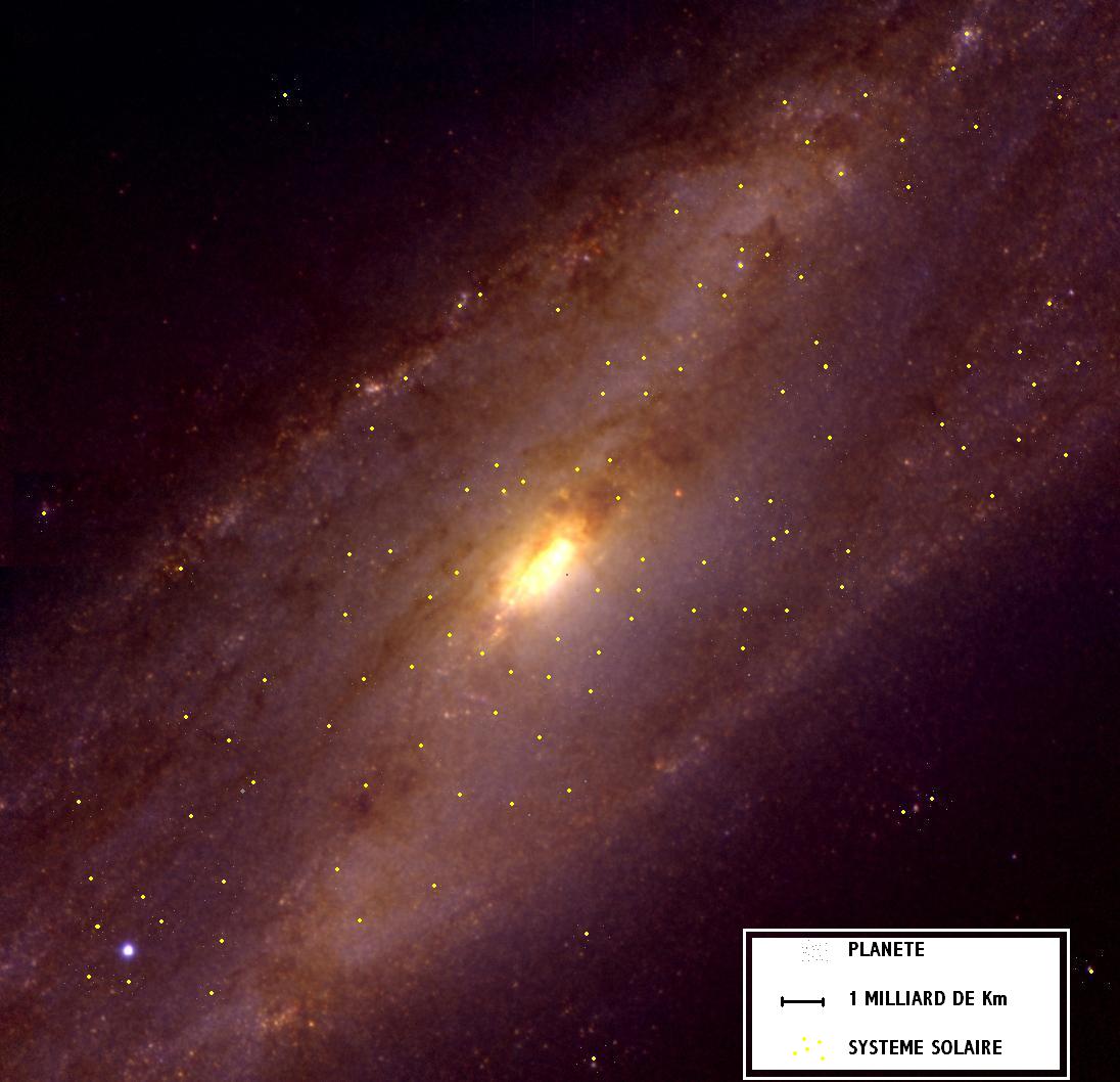 carte générale de la galaxie Ngc25311