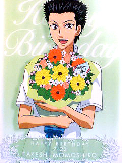 Cartes "Happy Birthday" avec des bouquets Fleurs19