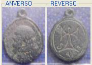 Medalla de San Antonio Abad / Cruz tau de S. Antón Dibujo11