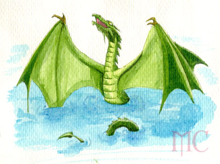 Ma peinture - Un dragon Dragon10