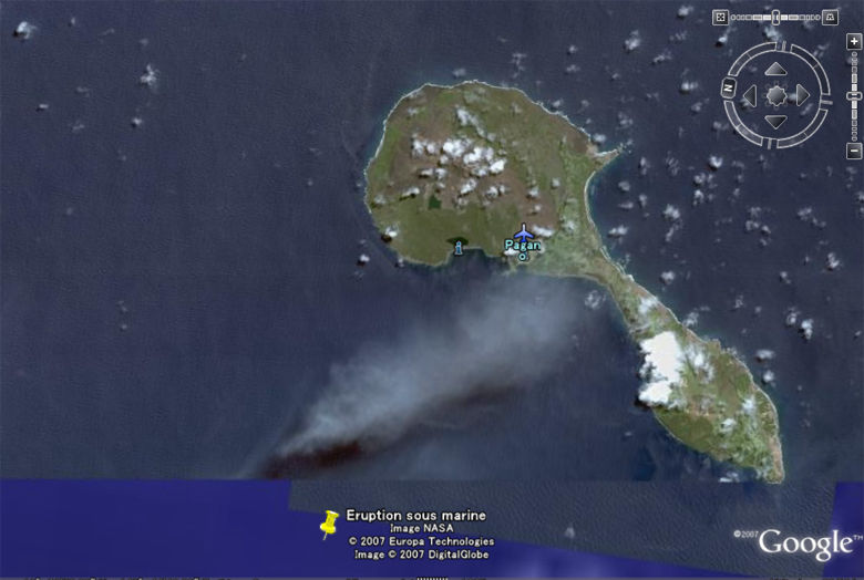Eruption sous-marine, Ile de Pagan, Archipel des Mariannes Erupti10