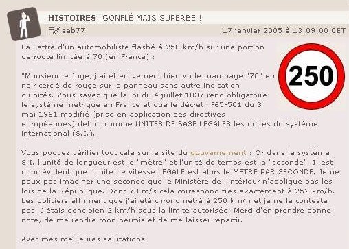 limitation de vitesse en quel unité? 250_au10