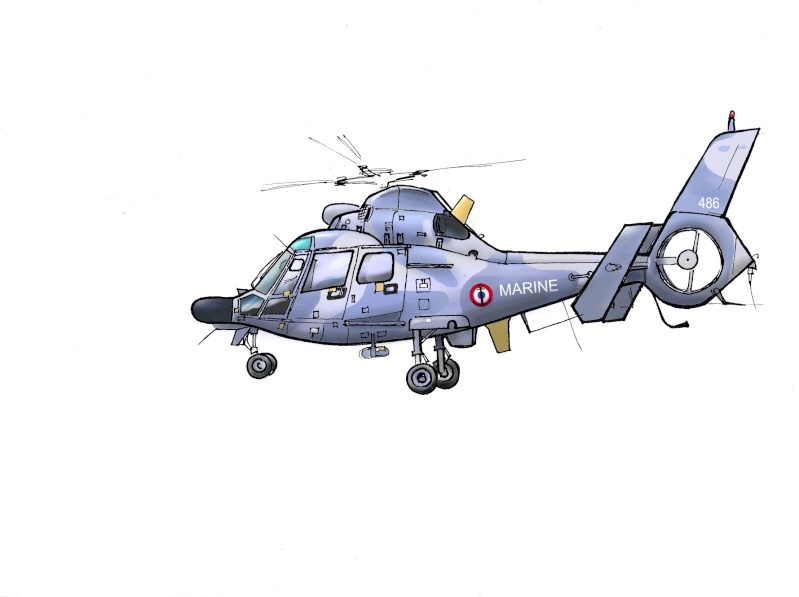 AS-565 SA PANTHER Marine Nationale Trait_11