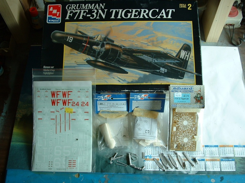F7F-3 N Tigercat AMT 1/48 VMF(n)-513 Flying Nigtmares F7f-3_20